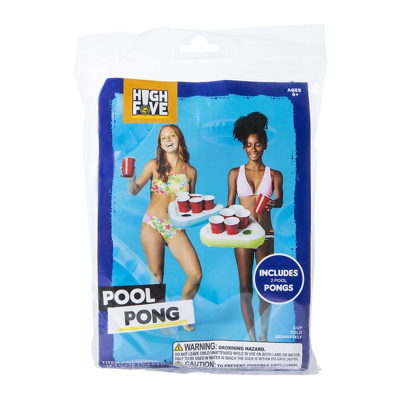 inflatable pool pong game set