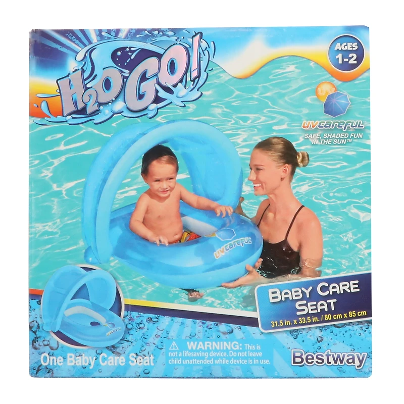baby seat pool float with canopy