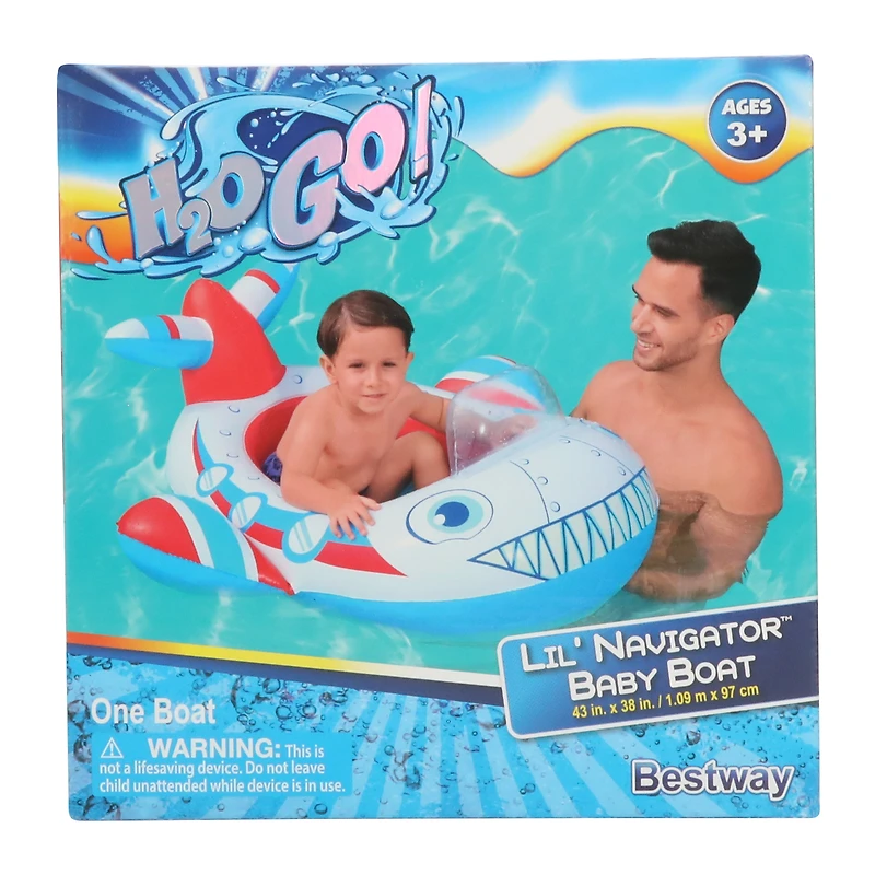 lil' navigator™ baby boat pool float 43in