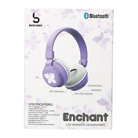 enchant LED icon bluetooth® wireless headphones with mic