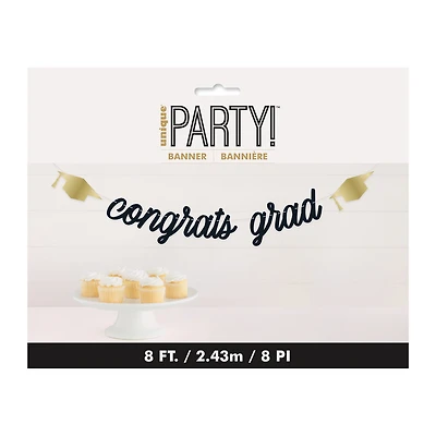 'congrats grad' banner 8ft