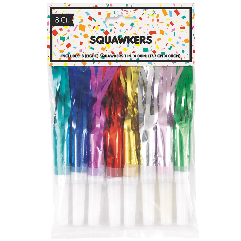 fringed squawkers 8-count