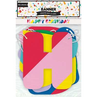 happy birthday' banner 8ft