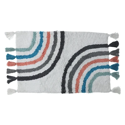 printed tufted rug 20in x 30in