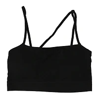 juniors black crossback bralette