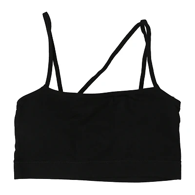 juniors black crossback bralette