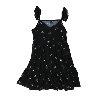 floral tiered ruffle dress