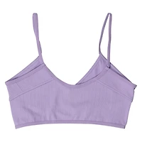 Lavender V-Neck Panel Bralette