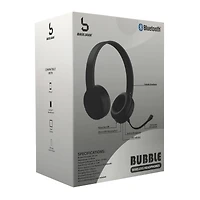 bubble bluetooth® wireless headphones with removable mic