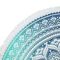 round fringe festival blanket 57in