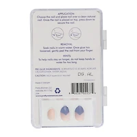 pretty woman kids press on faux nails 24-piece set - rainbow