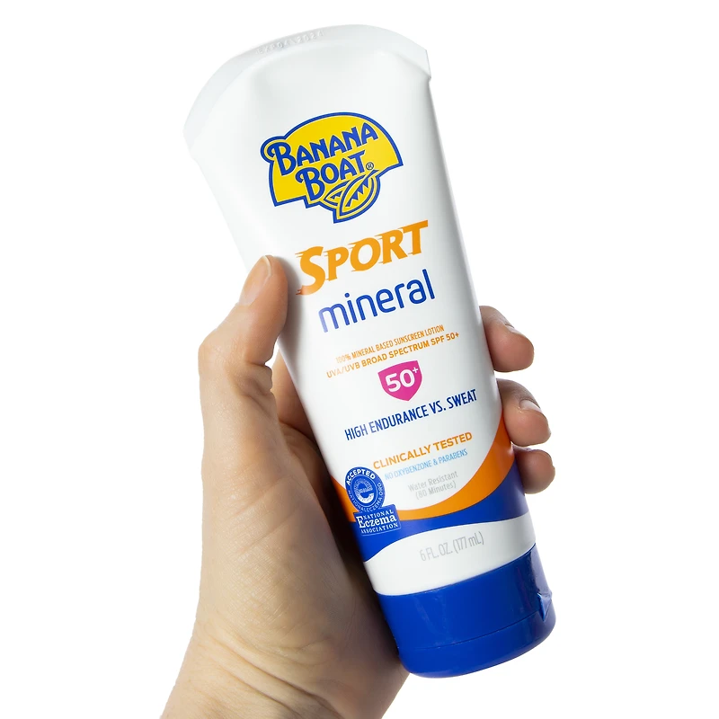 banana boat® sport mineral SPF 50+ sunscreen 6 fl.oz