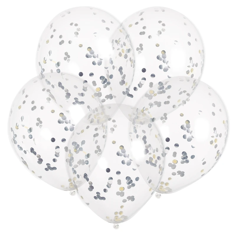 confetti balloons 5-count