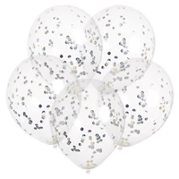 confetti balloons 5-count