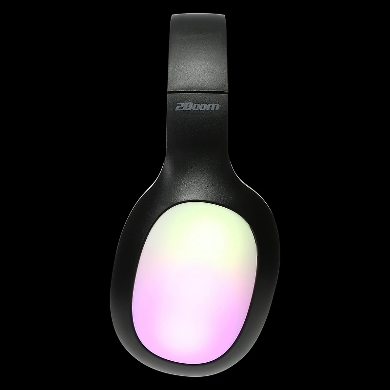 2Boom™ bluetooth® prime LED headphones with mic