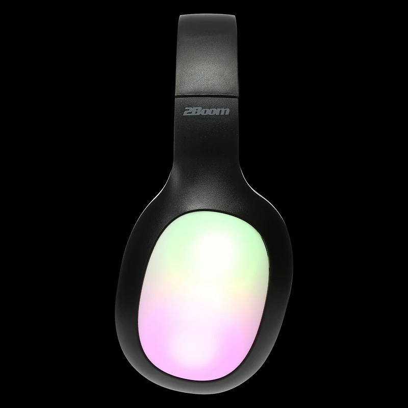 2Boom™ bluetooth® prime LED headphones with mic