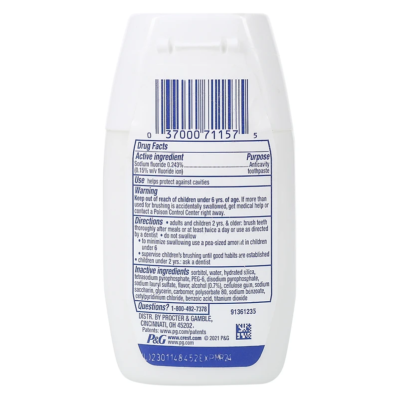 crest® complete plus scope 3-in-1 whitening liquid gel toothpaste 4.6oz