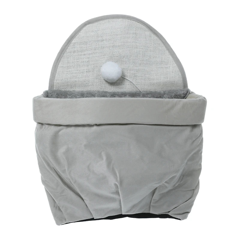 crinkle cat cave bed 23in