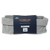 crinkle cat cave bed 23in