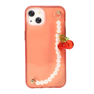 iPhone 14®/13® case with charm strap