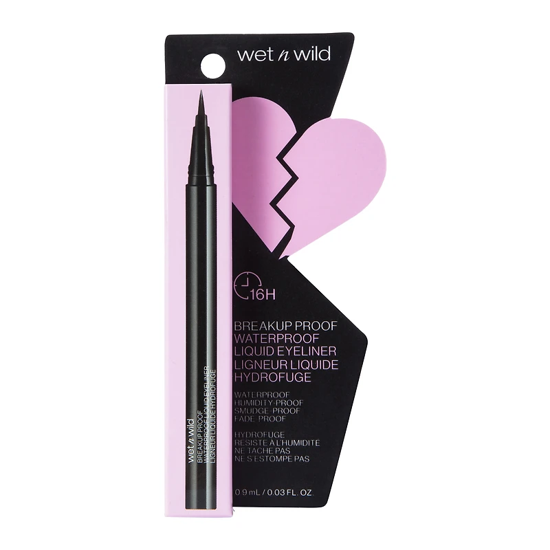 wet n wild® breakup proof waterproof liquid eyeliner