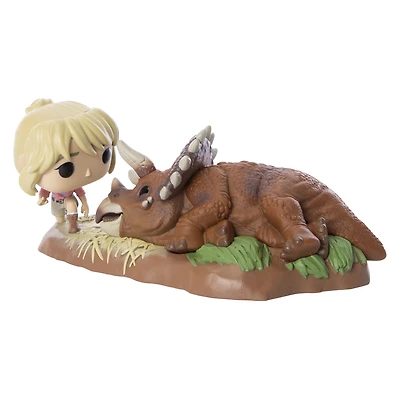 Funko Pop! Jurassic Park™ Dr. Sattler with Triceratops vinyl figure
