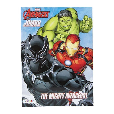 super hero jumbo coloring & activity book