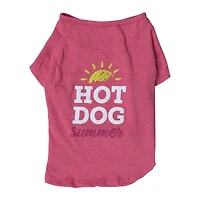 'pants optional' pet graphic tee