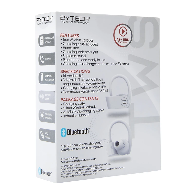 true wireless bluetooth® sport earbuds