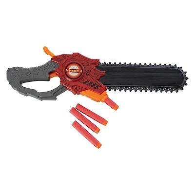 hero chain saw dart blaster 15in
