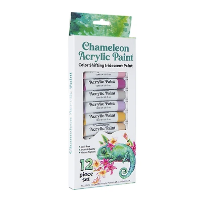 chameleon color-shifting iridescent acrylic paint 12-piece