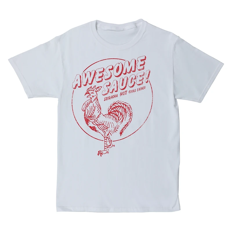 'awesome sauce! sriracha hot chili sauce’ graphic tee