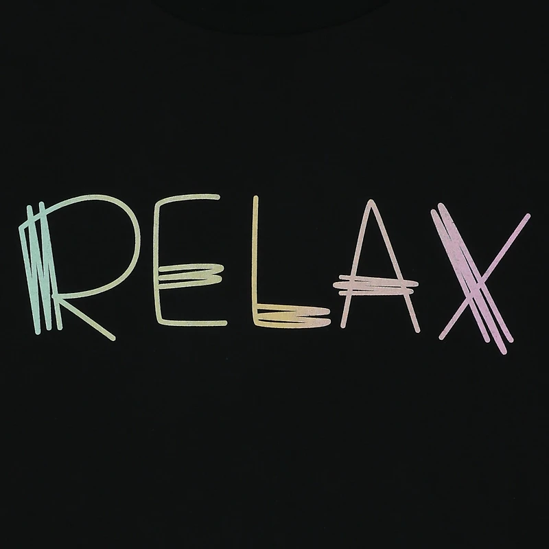 'relax' graphic tee