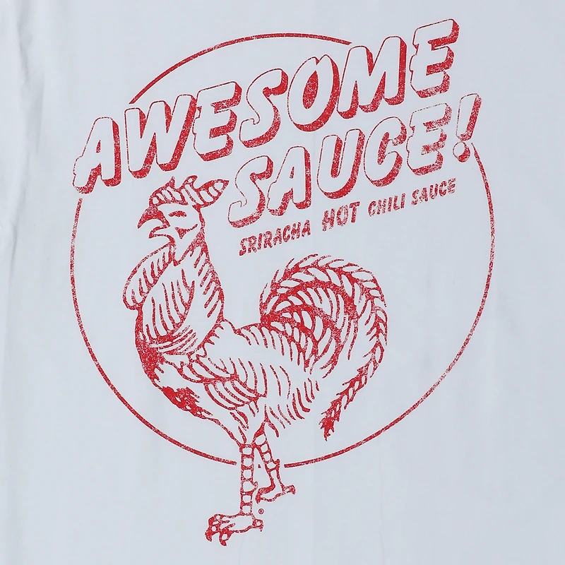 'awesome sauce! sriracha hot chili sauce’ graphic tee