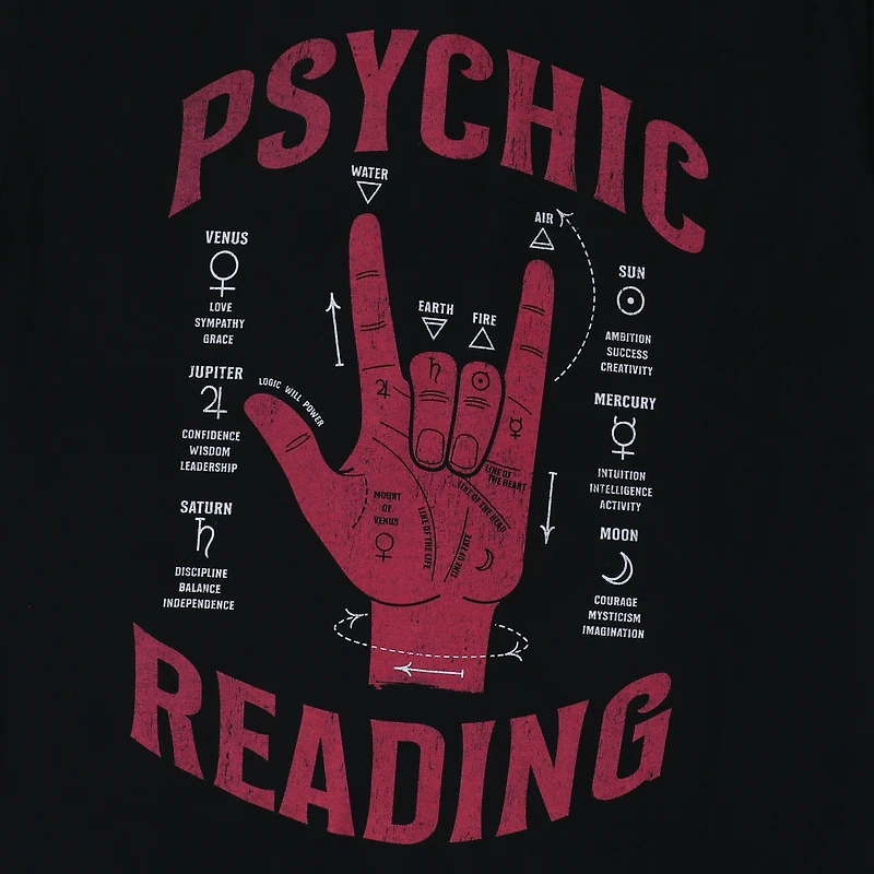 'psychic reading' graphic tee