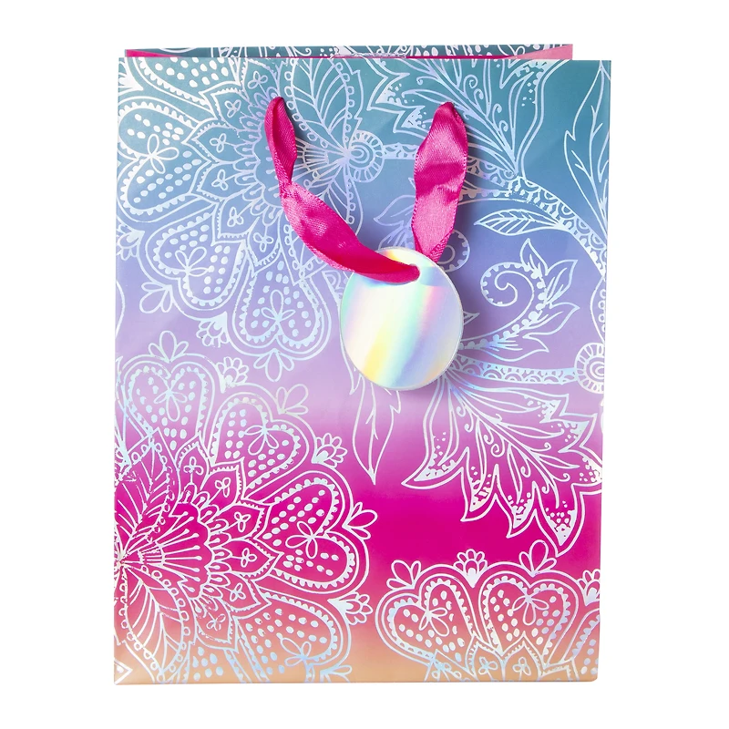 medium print gift bag 9in x 7in