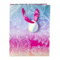 medium print gift bag 9in x 7in