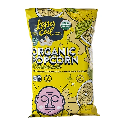 lesser evil® organic popcorn lemonade 4.6oz