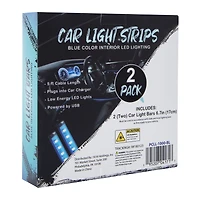 car interior light strips 2-pack
