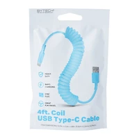 4ft USB-C Coil Cable