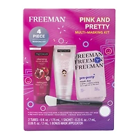 freeman® pink and pretty multi-masking kit 6 fl.oz 4-count