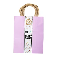 8-count pastel kraft gift bags