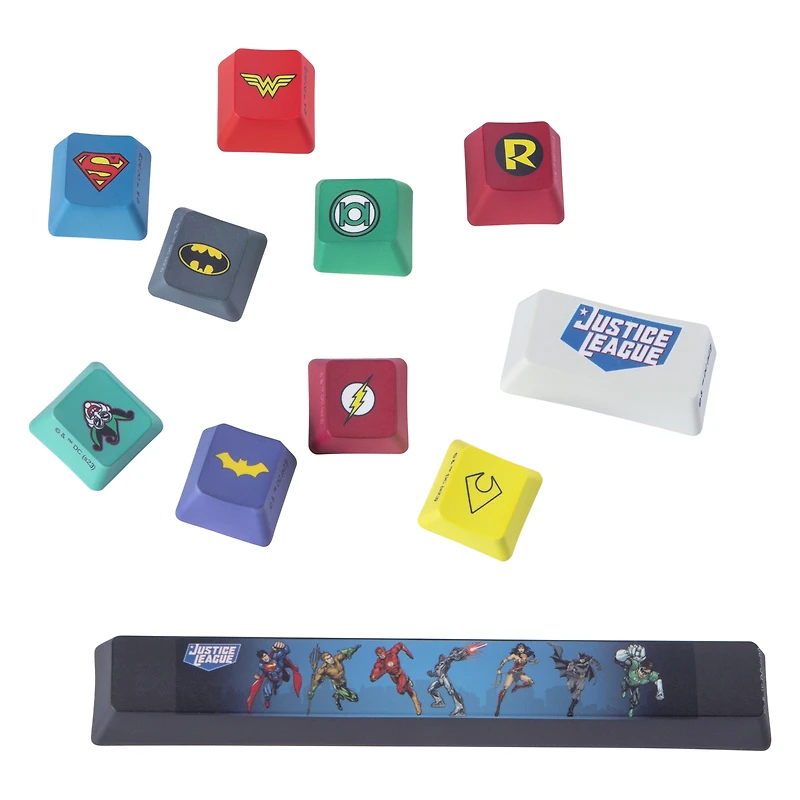 dc comics™ keyboard keycaps 12-count