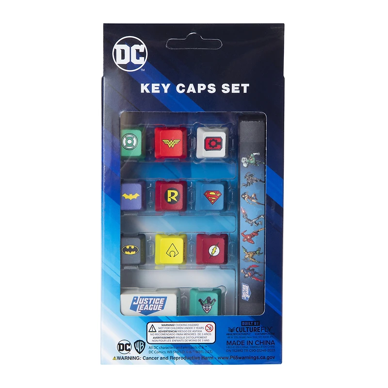 dc comics™ keyboard keycaps 12-count