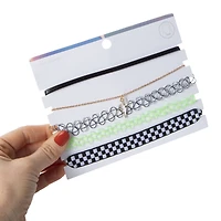 choker necklaces 5-pack