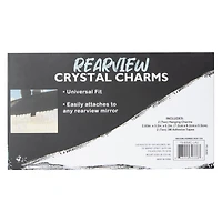 bling rearview mirror crystal charm