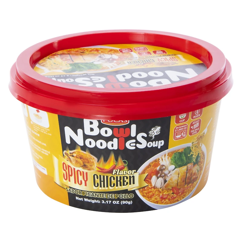 pocas® spicy chicken bowl noodle soup 3.17oz