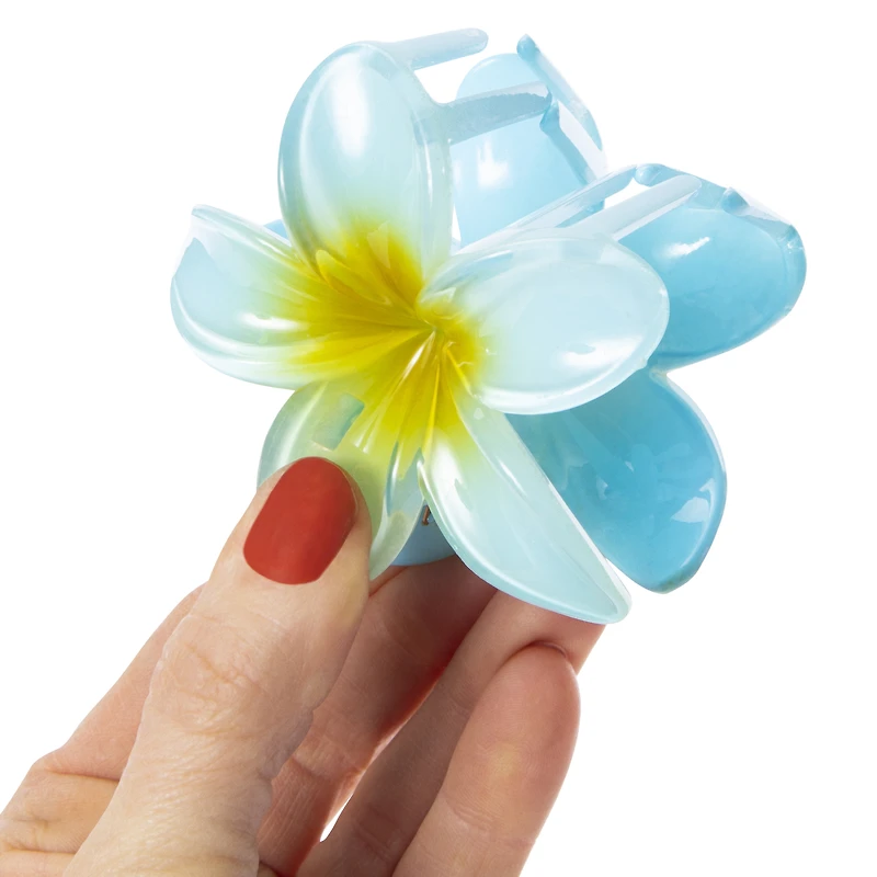 hawaiian flower claw clip