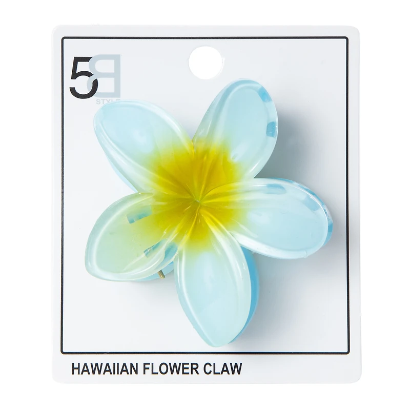 hawaiian flower claw clip