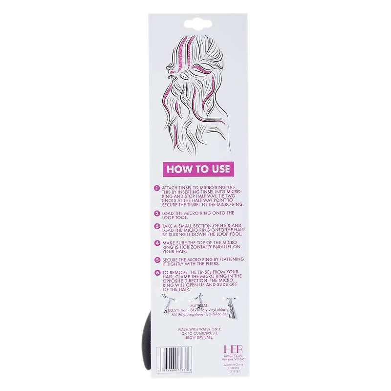 hair tinsel tool kit